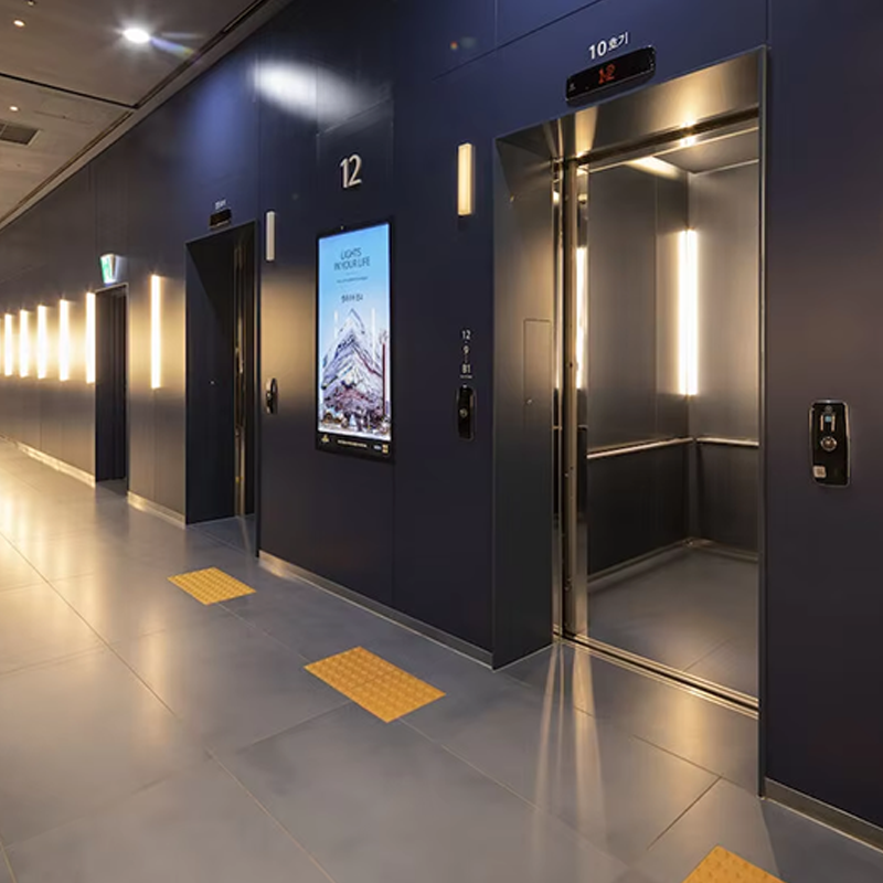 VTEP105 Ascensores Luxury Residential Passenger Elevators Gearless AC Silent Efficient & Stylish PVC