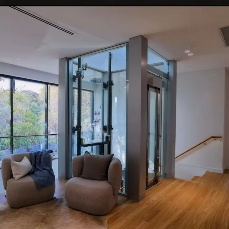 VTEV108 Ascensores Elevadores Safe and Reliable Villa Lift for Family House Installation