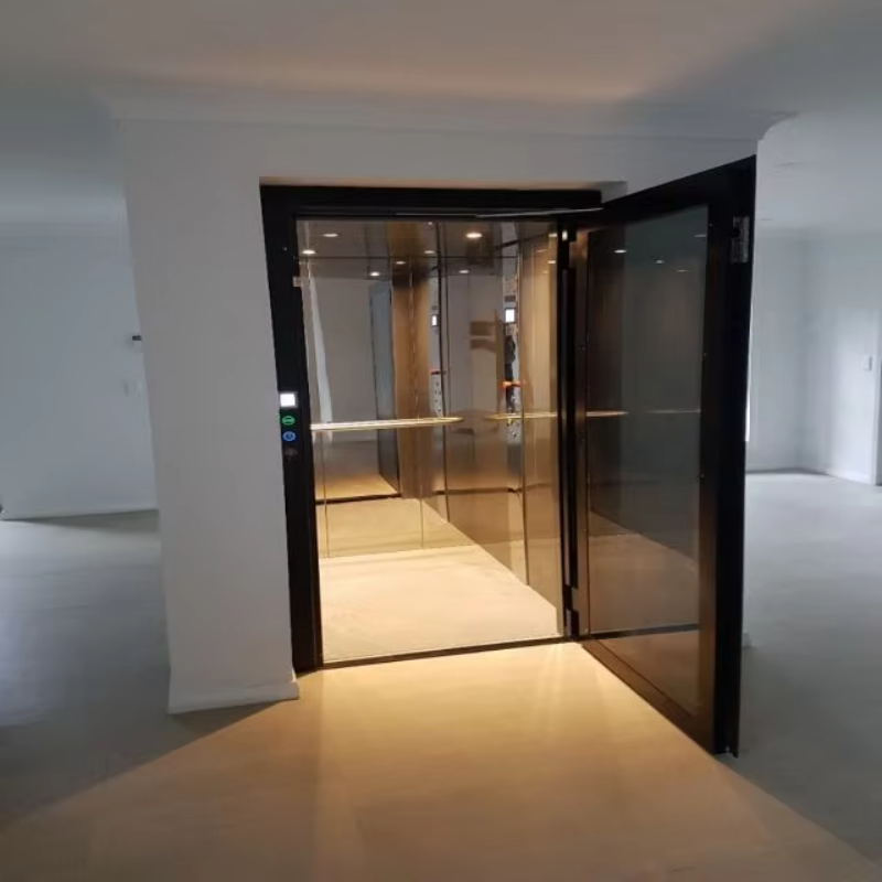 VTEV109 Ascensores Elevadores Stylish Glass Villa Elevator for Private Duplex Home