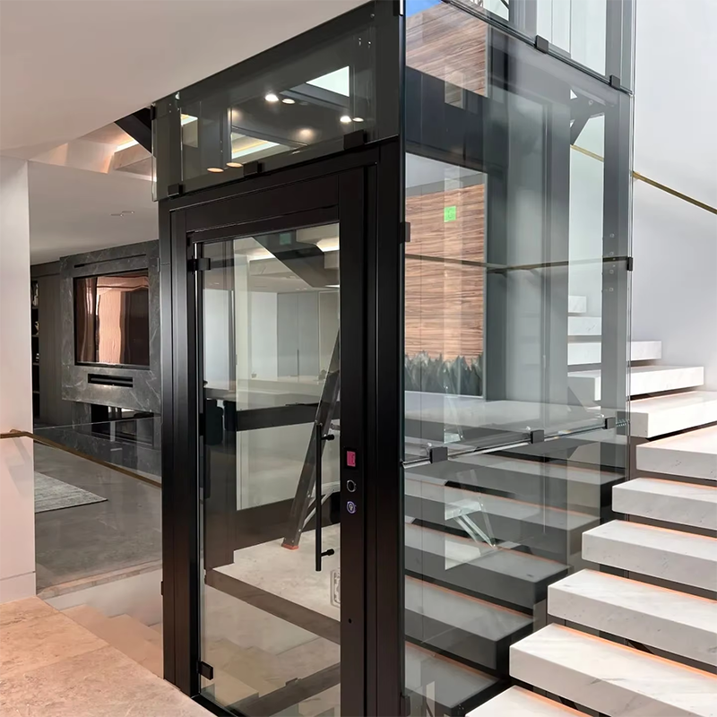 VTEO101 Ascensores Stylish Observation Elevator for Luxury Apartment and Office Buildings