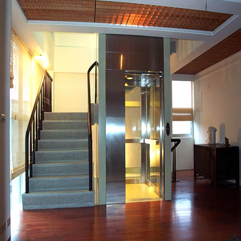 VTEV104 Ascensores Elevadores Luxury Stainless Steel Villa Elevator for Family Use