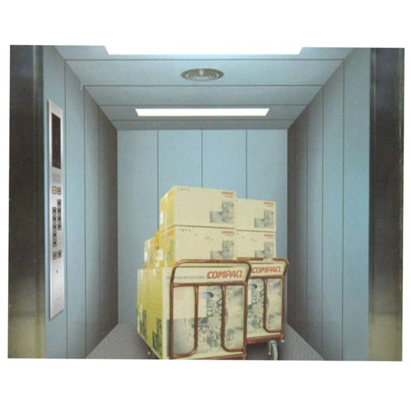 VTEF101 Ascensores Industrial Freight Elevator with Strong Loading Capacity