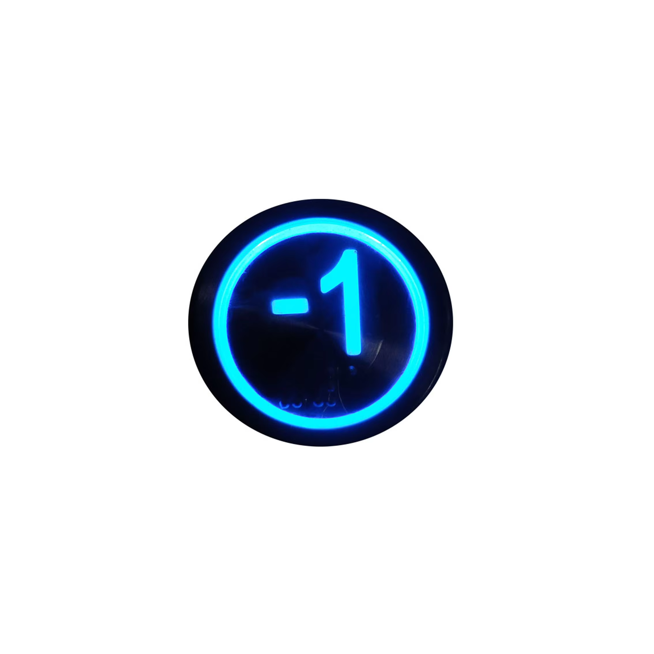 VTSP349 Elevator Spare Parts Square Push Button Model NV for Office Buildings Contemporary Design ISO9001 Certified Cast Iron_Steel