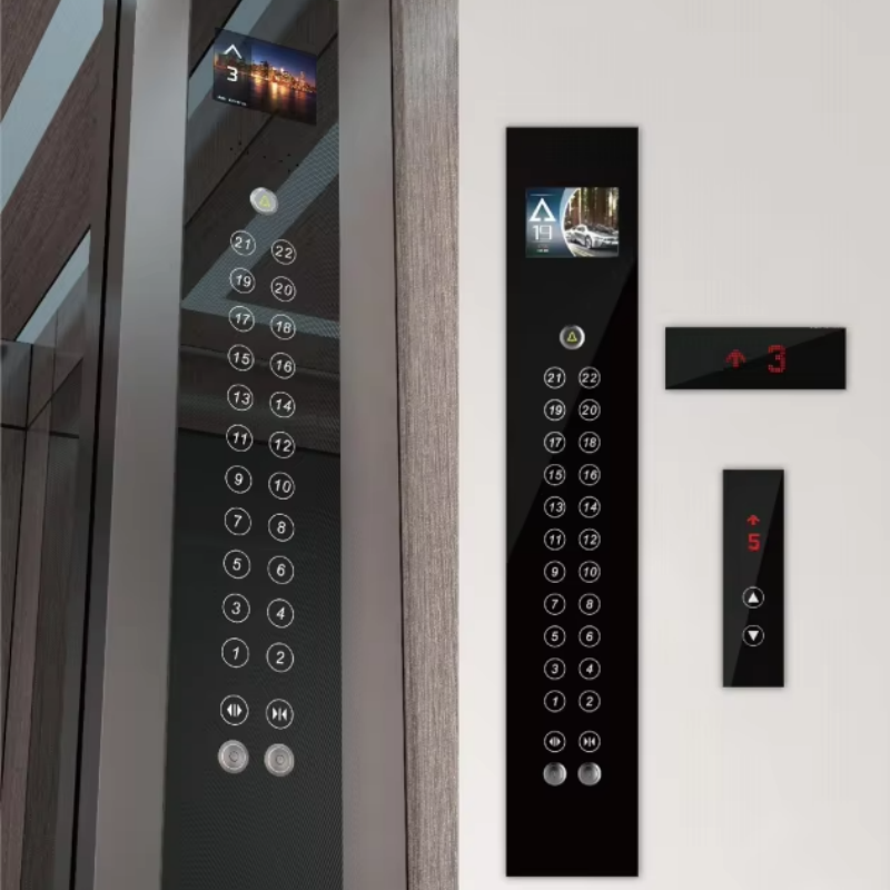 VTSP332 Elevator Parts Square Push Button With LED Light