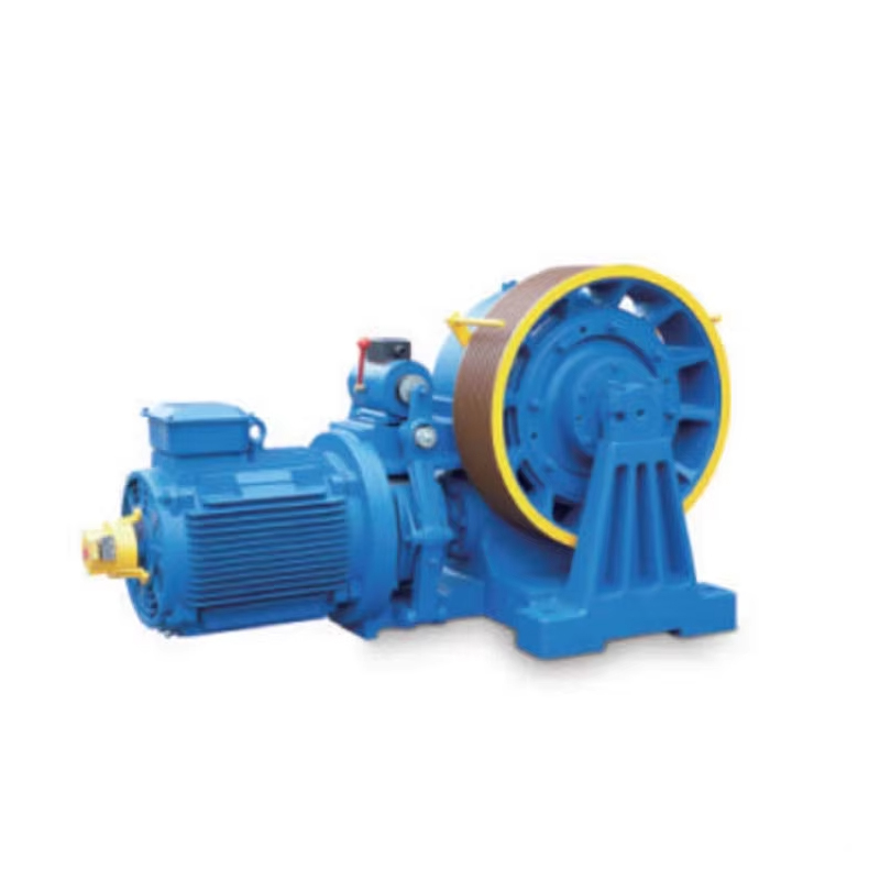 VTSP219 VVVF Passenger Elevator Geared Traction Machine