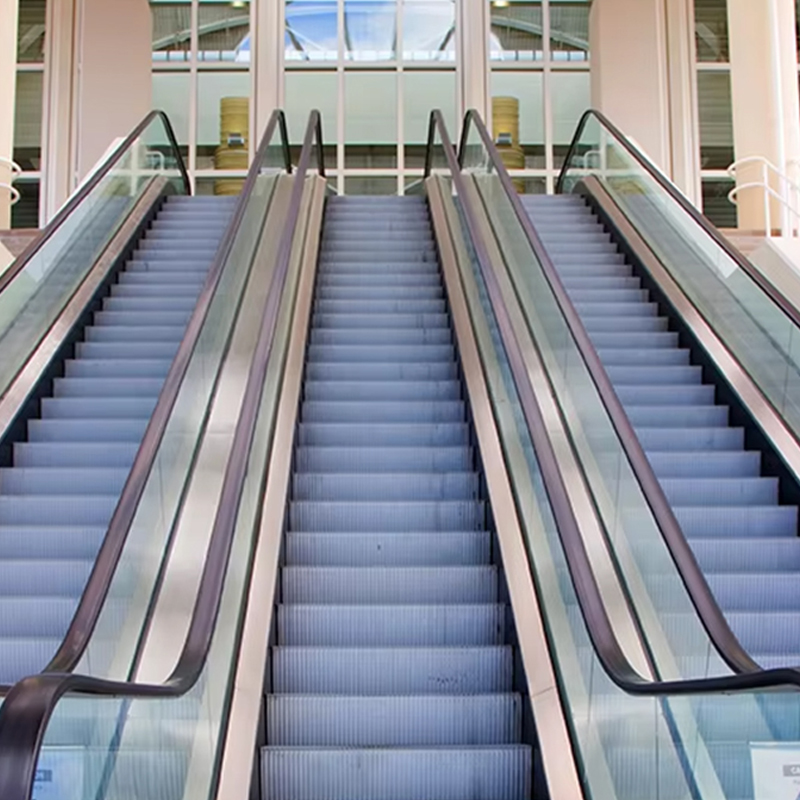 VTES105 VVVF Control 35 Degree Escalator Elevator ISO Certification 0.5m_s Speed Modern Design 1 Year Warranty for Shopping Mall