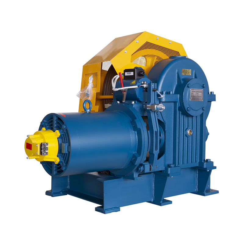 VTSP216 New Products YJF100K 320Kg-450Kg Elevator Parts Torindrive Elevator Geared Traction Machine