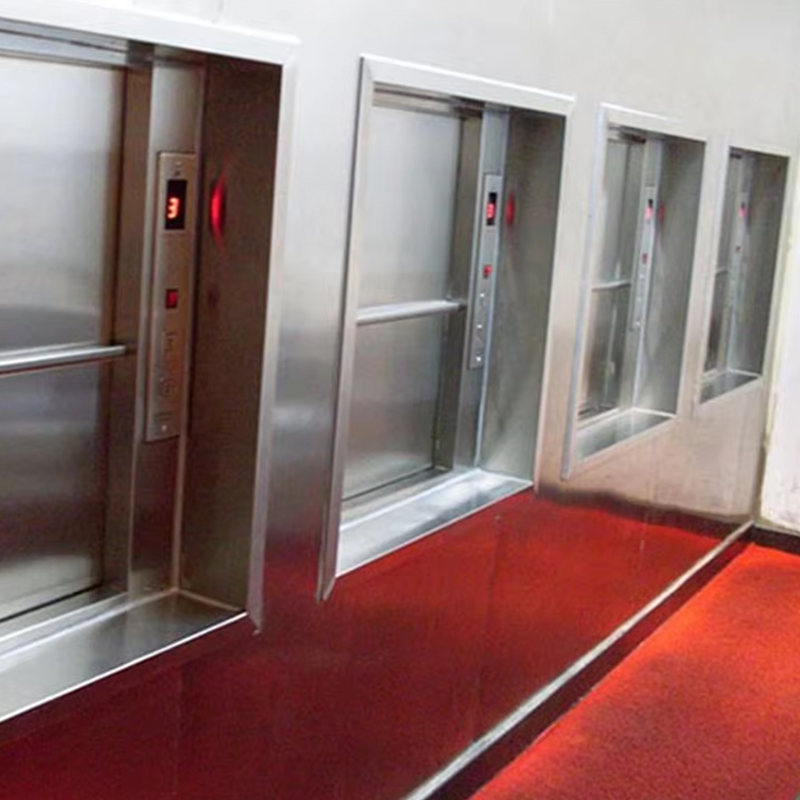 VTEF108 Electric Gearless AC Dumbwaiter Lift with PVC Floor for Restaurant and Hotel Kitchen Service