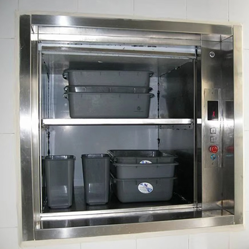 VTEF108 Electric Gearless AC Dumbwaiter Lift with PVC Floor for Restaurant and Hotel Kitchen Service