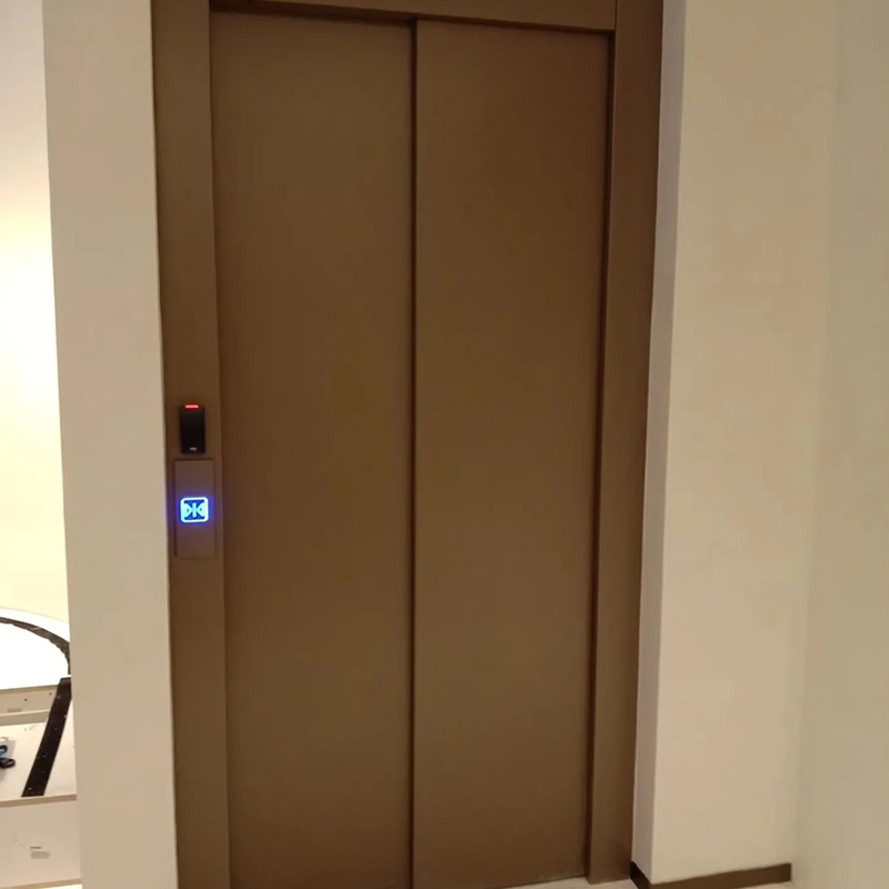 VTEP120 Residential Villa Passenger Elevator Panoramic Glass Stainless Steel Construction Safety Features Large Capacity