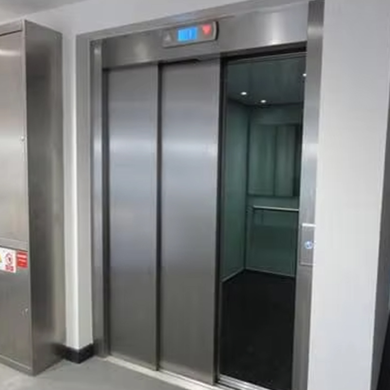 VTEP124 China Brand Modern Passenger Elevator Manufacturer High Performance Lift Hotel Use PVC Floor Stainless Steel AC Drive