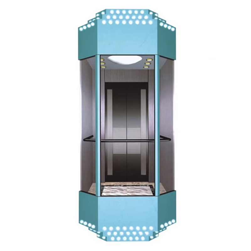 VTEO106 Elevadores Customized Observation Elevator Manufacturer for Commercial Use