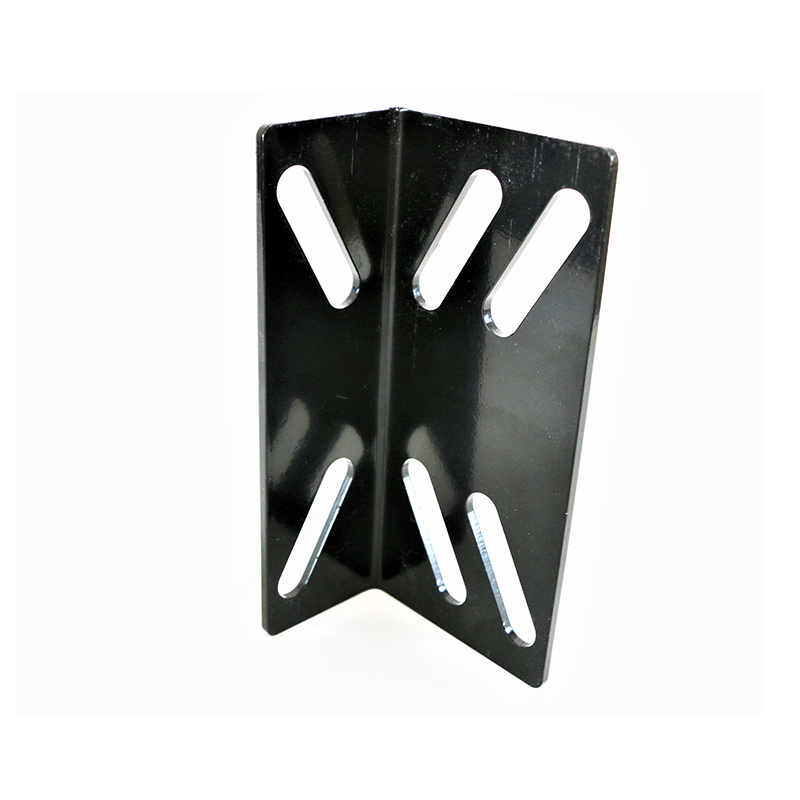 VTSP120 Elevator Guide Rail Bracket Heavy-Duty Lift Rail Support Steel Mounting Bracket ISO Certified Black Painted for Office