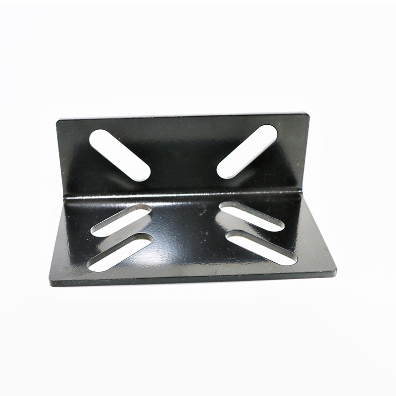 VTSP120 Elevator Guide Rail Bracket Heavy-Duty Lift Rail Support Steel Mounting Bracket ISO Certified Black Painted for Office