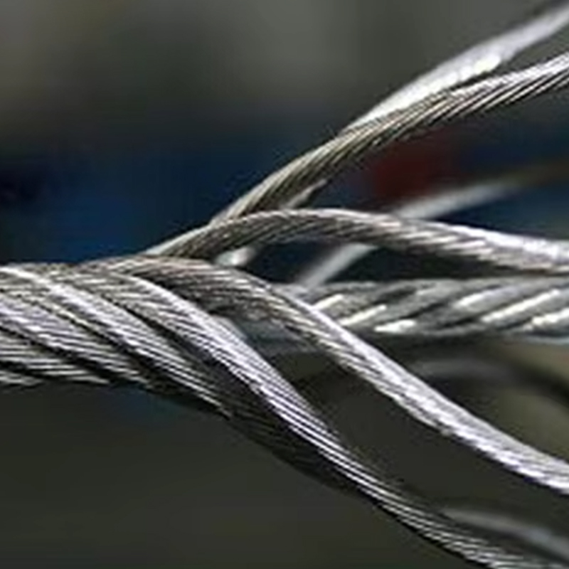 VTSP264  8X25F-IWRC Stainless Galvanized Elevator Traction Steel Wire Rope for Hotel Use