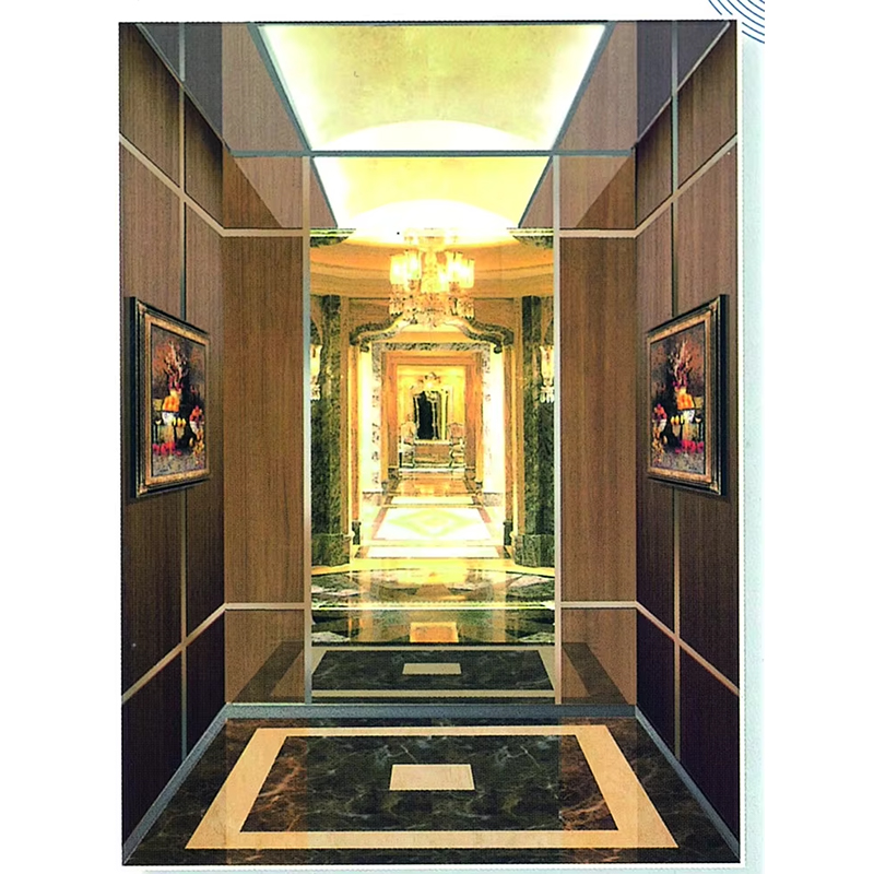 VTSP132 Elevator Parts Modern Design Stainless Steel Elevator Cabin Custom Size for Residential & Commercial Projects
