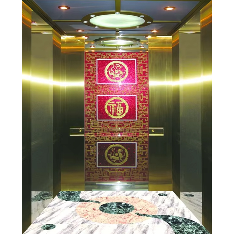 VTSP132 Elevator Parts Modern Design Stainless Steel Elevator Cabin Custom Size for Residential & Commercial Projects