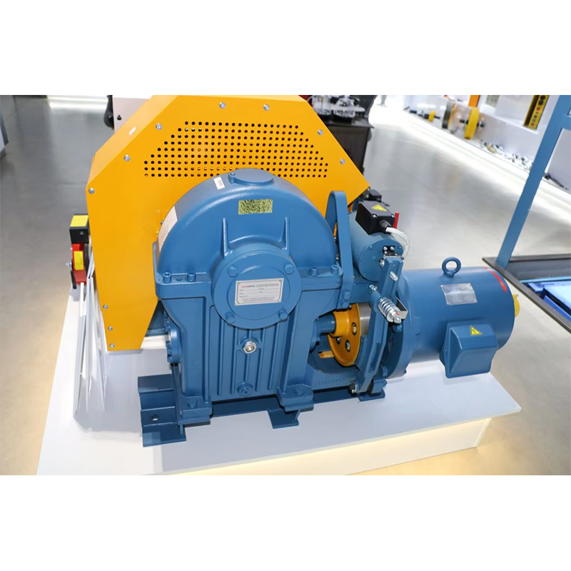 VTSP243  Geared Elevator Traction Machine Stainless Steel Lift 630KG_800KG_1000KG_YJ200A_8-13 Persons
