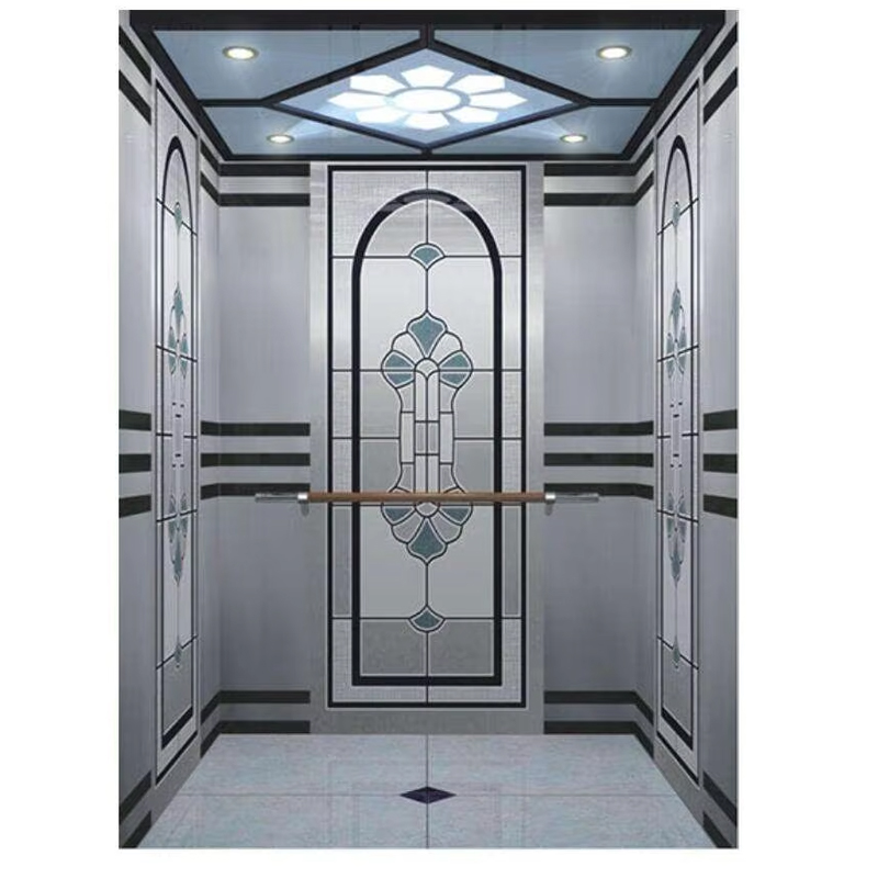 VTSP135 Elevator Parts & Accessories Commercial Passenger Lift Cabin with Anti-Scratch Wall Panels