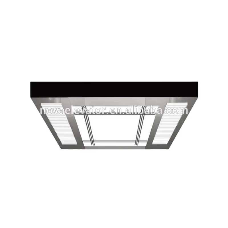 VTSP140 Elevator Spare Part Cabin Interior Accessories Elevator Cabin Stainless Steel Ceiling Modern Lift Ceiling Design