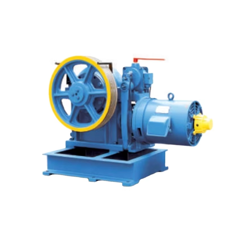 VTSP249 YJ320 1000Kg Passenger Elevator Traction Motor Geared Traction Machine