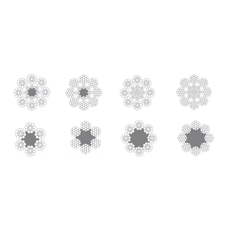 VTSP267 Elevator Components 8-22mm Steel Wire Rope for Passenger Lift