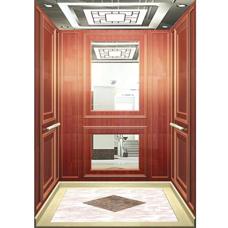 VTSP128 Elevator Parts & Accessories Premium Observation Elevator Cabin with Full Glass Walls