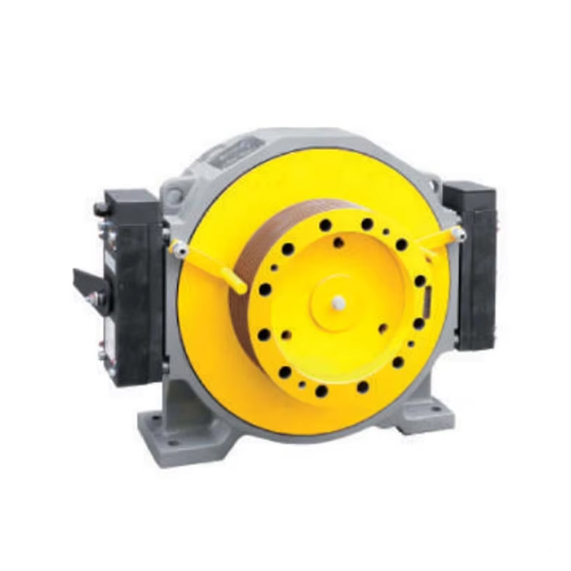 VTSP239 Small Lift Elevator Parts Roomless Gearless Traction Machine Motor