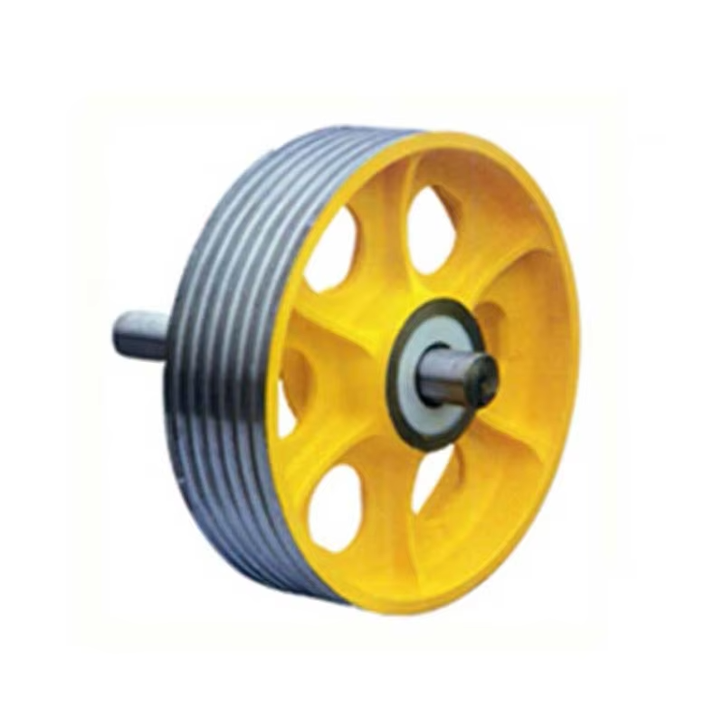 VTSP274 Elevator Nylon Deflector Sheave Counterweight Frame Sheave Wire Rope Sheaves Pulley