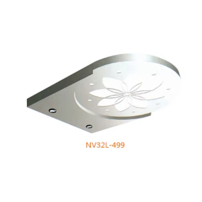 VTSP138 Elevator Modernization Parts Customized Elevator Ceiling LED Lighting Mirror Stainless Steel Lift Ceiling