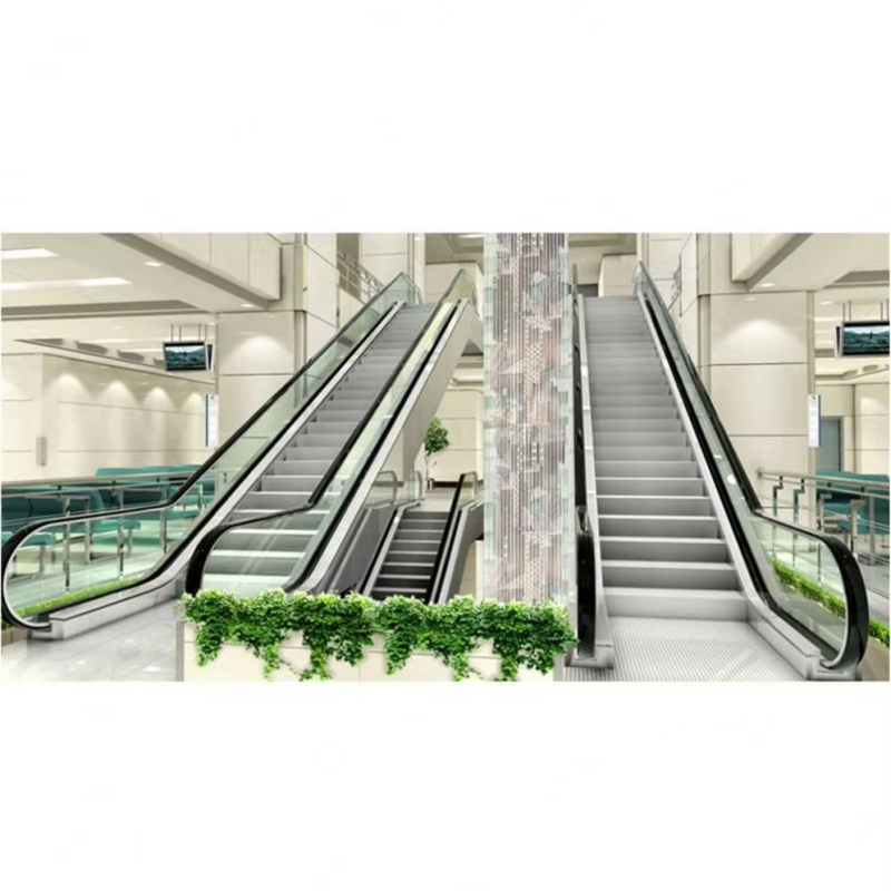 VTES108 Safety and Smooth Escalator for Office Building Modern Design 1 Year Warranty Nova Brand