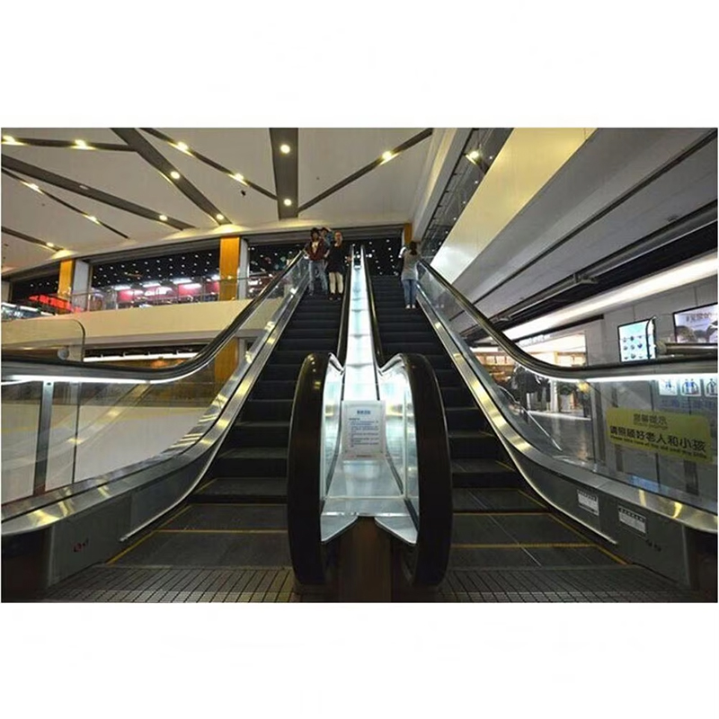 VTES107 30 Degree Vvvf Control Indoor Economical Commercial Escalator with 1 Year Warranty Modern Design for Office Buildings