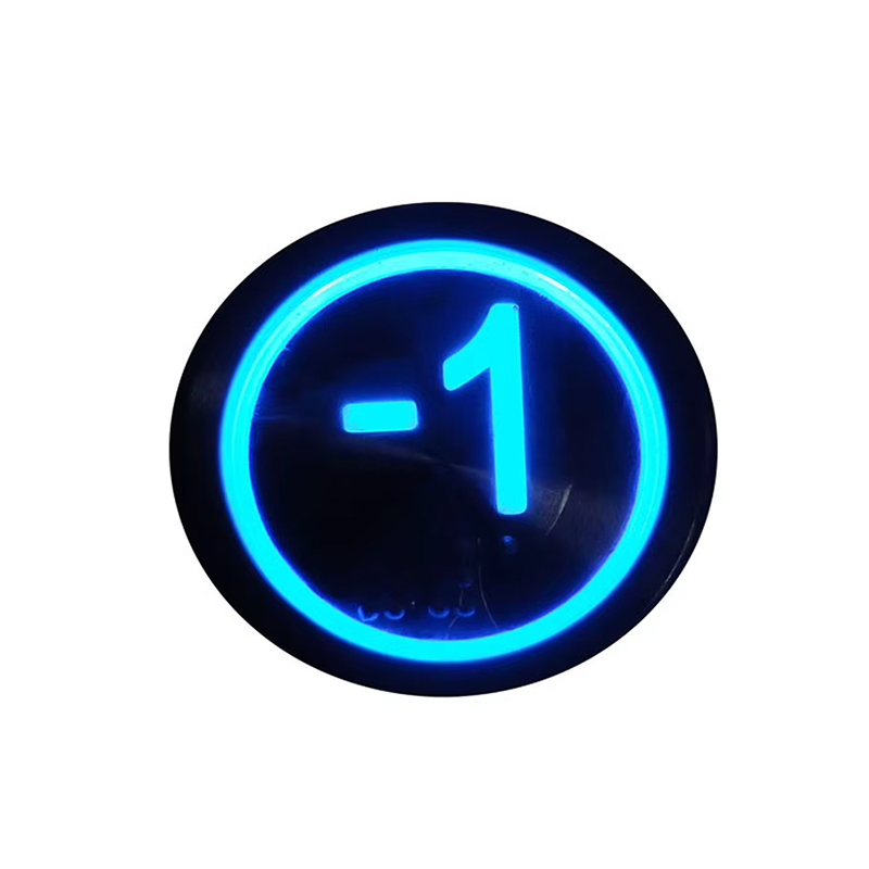 VTSP360  Brand Modern Design Round Stainless Steel Elevator Push Button With_Without Braille 1 Year Warranty Elevator Parts