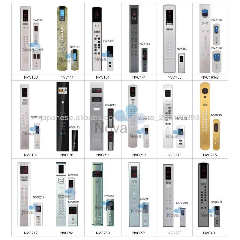 VTSP346 High Performance Stainless Steel Contemporary Picture Display Lop_Cop for Hotel Sightseeing Elevator by Nova NV