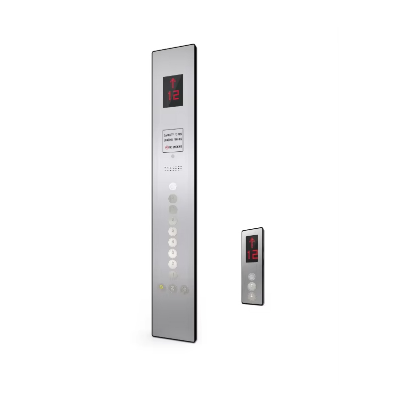 VTSP346 High Performance Stainless Steel Contemporary Picture Display Lop_Cop for Hotel Sightseeing Elevator by Nova NV