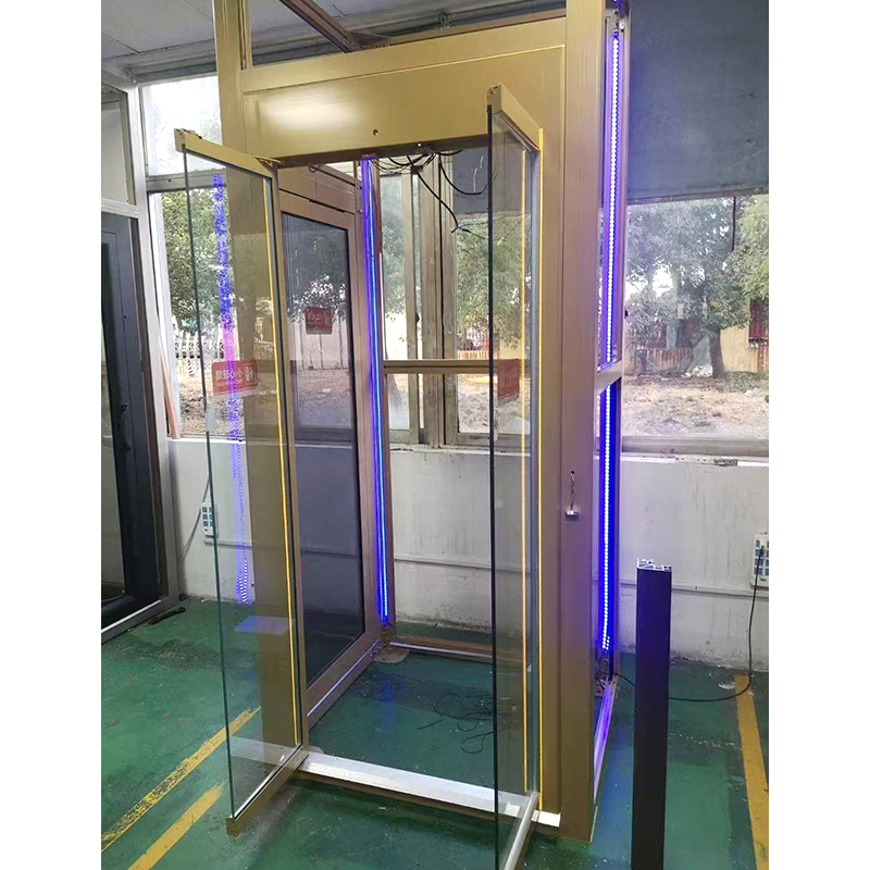 VTSP394 Auto center opening door with two door panels